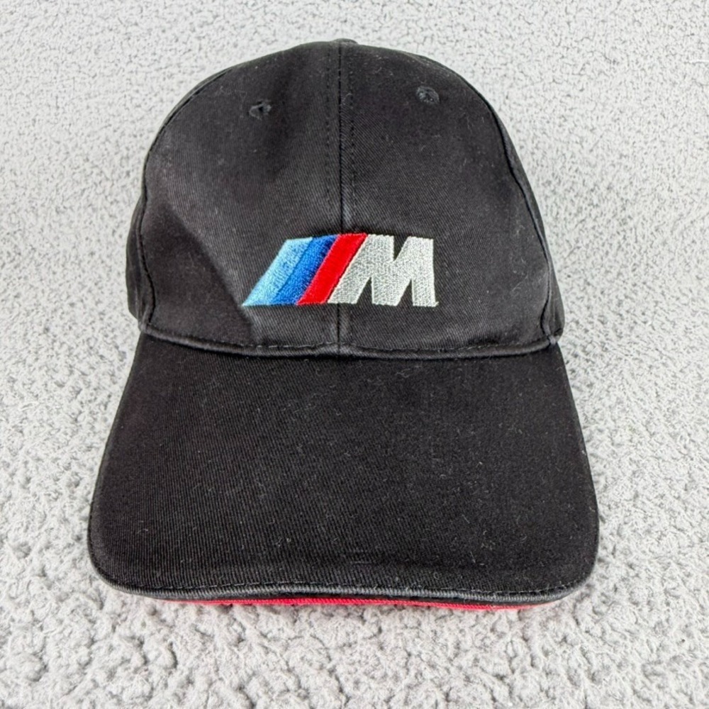 BMW Lifestyle Strapback Cap Unisex One Size Black M Power Racing Embroidered Hat